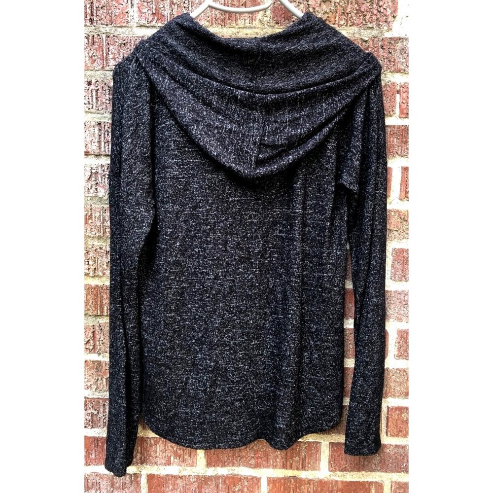 NFL Team Apparel Seattle Seahawks Black Heather High Low Hoodie Girls Size XL - Picture 5 of 5